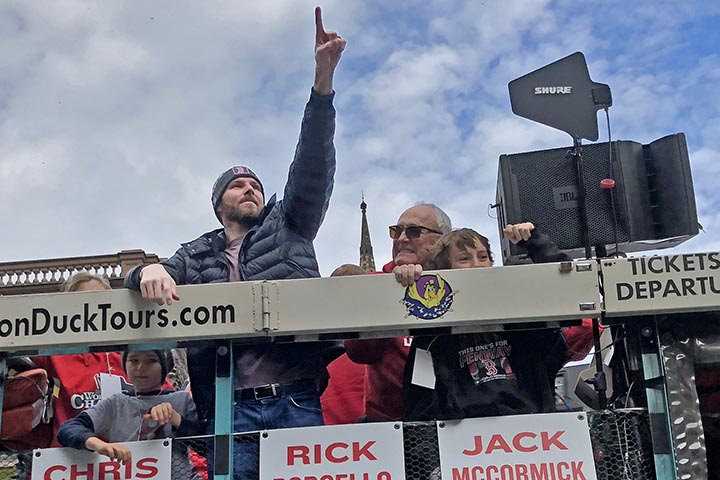 Chris Sale on the Red Sox World Series parade