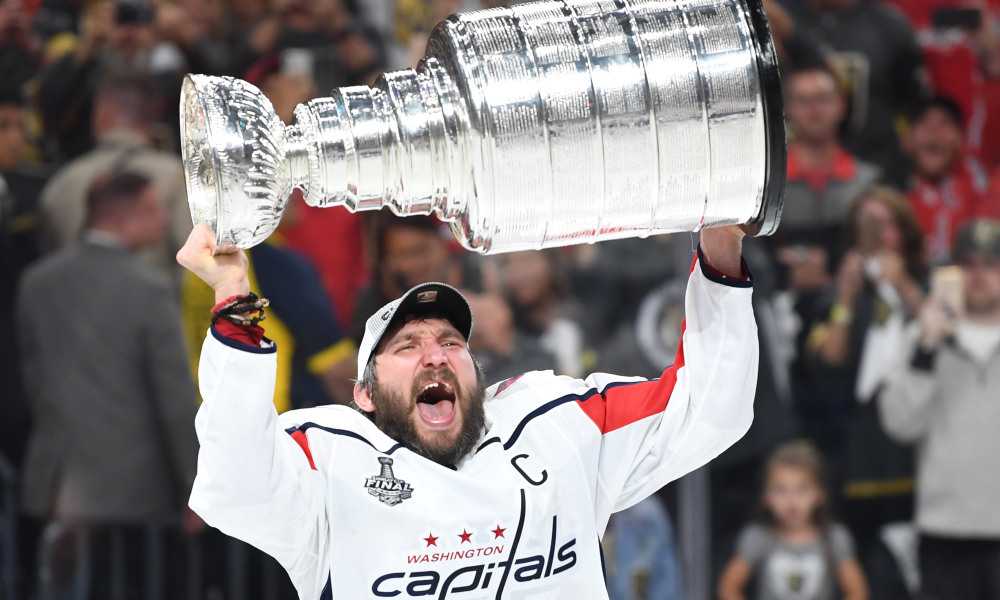Ovi with the Stanley Cup