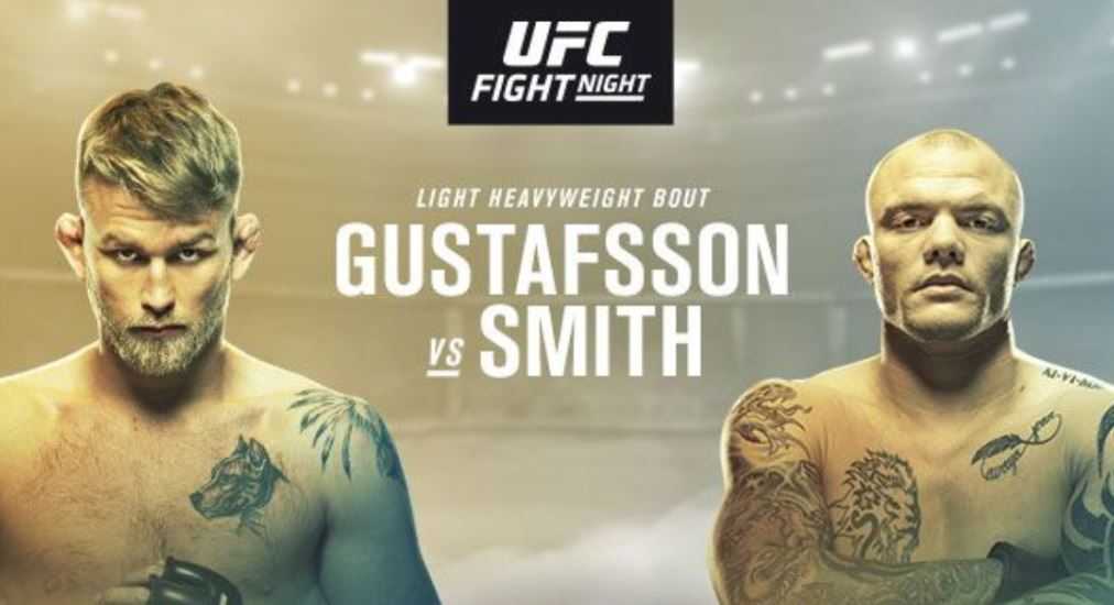 UFC Fight Night: Gustafsson vs Smith Preview