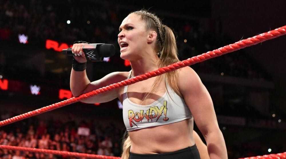  Ronda Rousey Backstage at SmackDown Live!