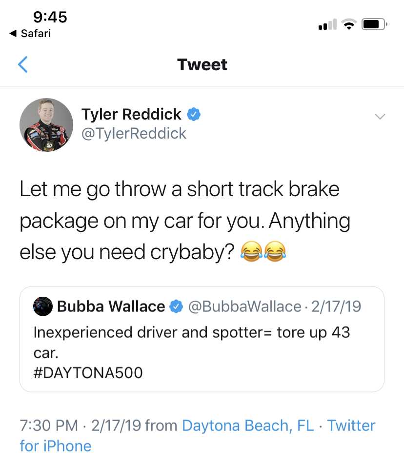 Tylers interesting outburst on social media 