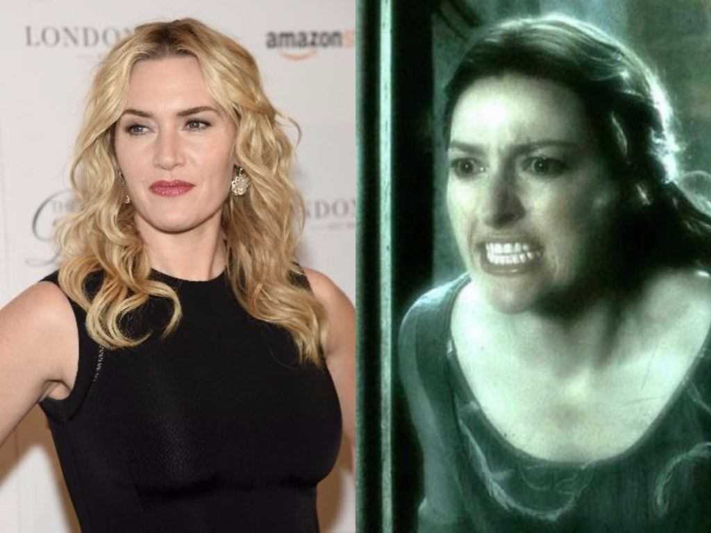Kate Winslet and Helena Ravenclaw split screen.