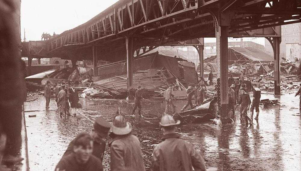 The Great Molasses Flood of 1919, a deadly memory for the North End of Boston. The flood is also an apt comparison to this year's Celtics team. 