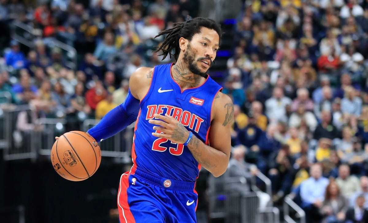 Derrick Rose has found his groove in Detroit
