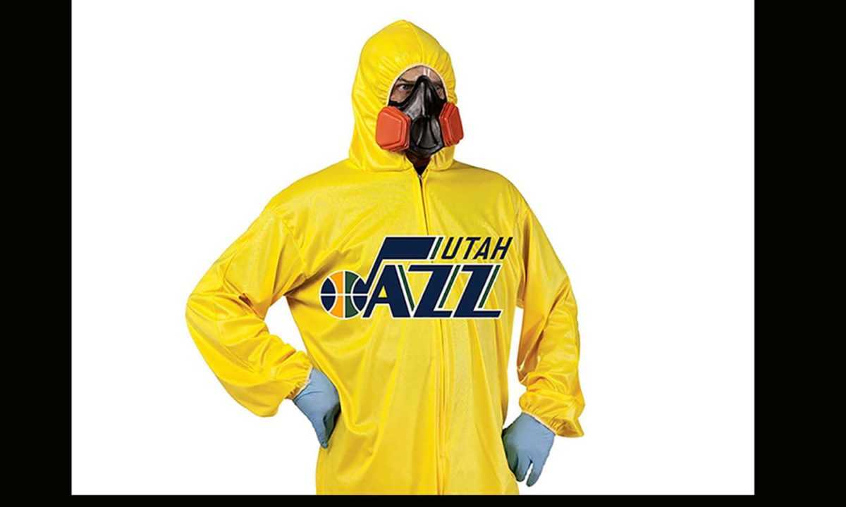  Utah Jazz Unveil Hazmat Uniforms