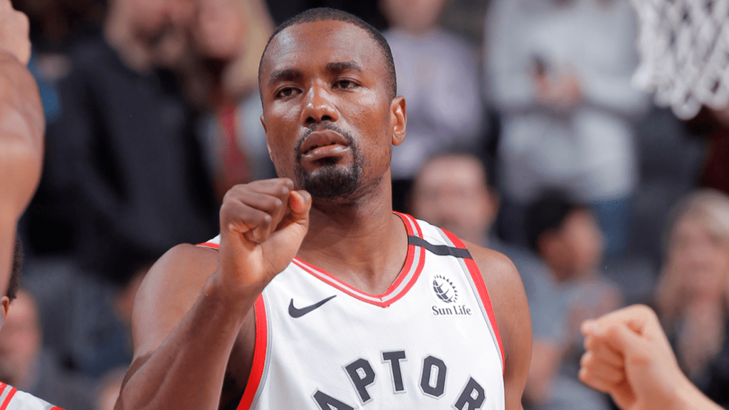 <a rel=Serge Ibaka led the Raptors to a 2-0 lead in the NBA Playoffs