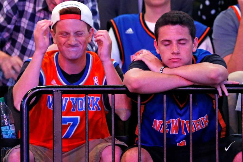 How some Knicks fans felt after seeing this draft. 