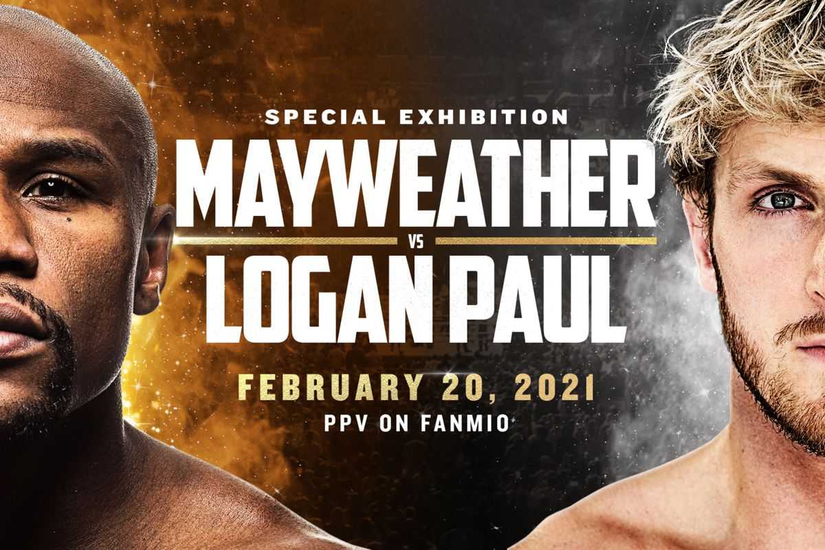 Mayweather vs. Logan Paul promo image