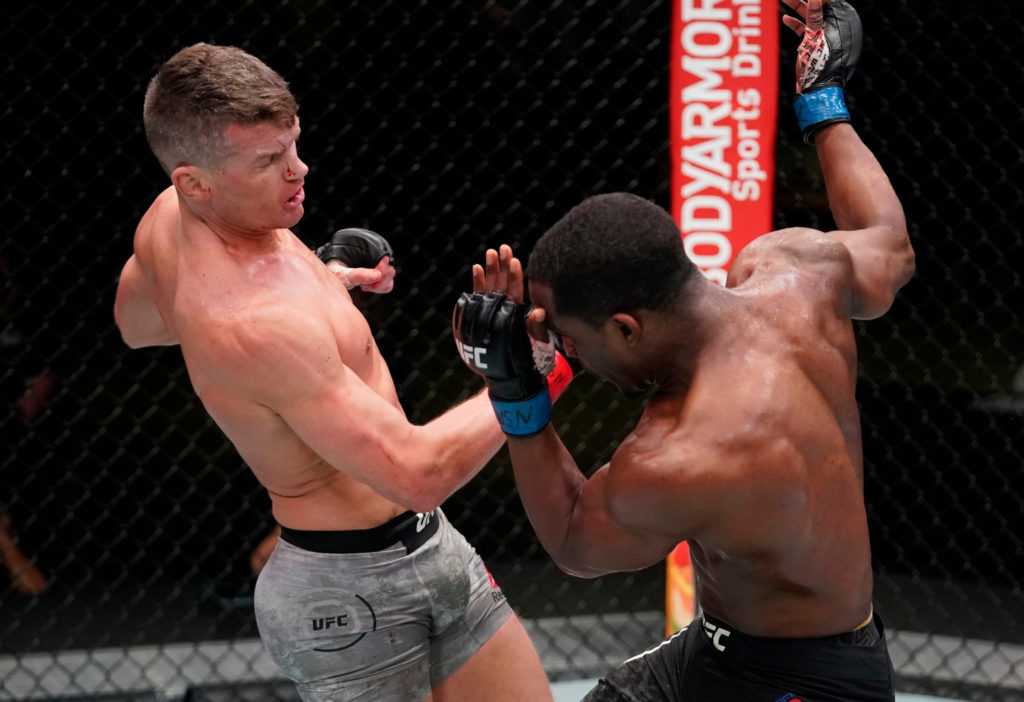 Stephen Thompson and Geoffrey Neal faced off during the UFC Fight Night. 