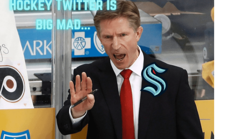  The Seattle Kraken Hired Dave Hakstol and Hockey Twitter is BIG MAD