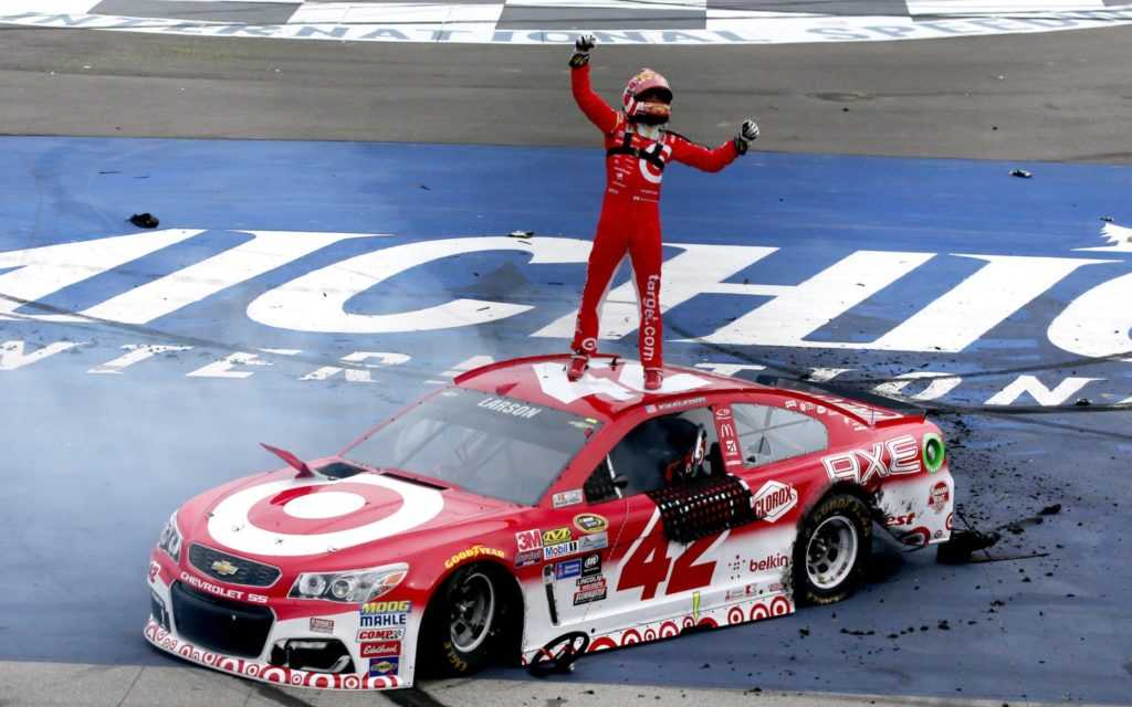Larson has won at Michigan three times in his Cup Series career.
