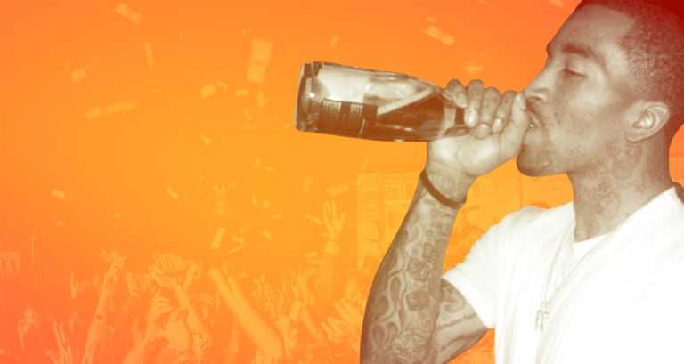 J.R. Smith taking a pull from a bottle.