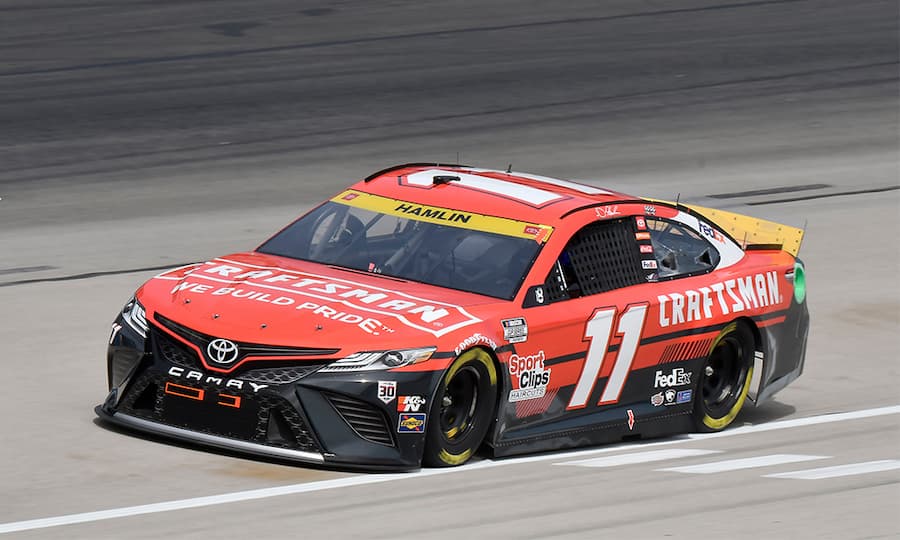 Two late-race incidents didn't stop Denny Hamlin as he continued to soldier on to get an eleventh place finish at Texas. 