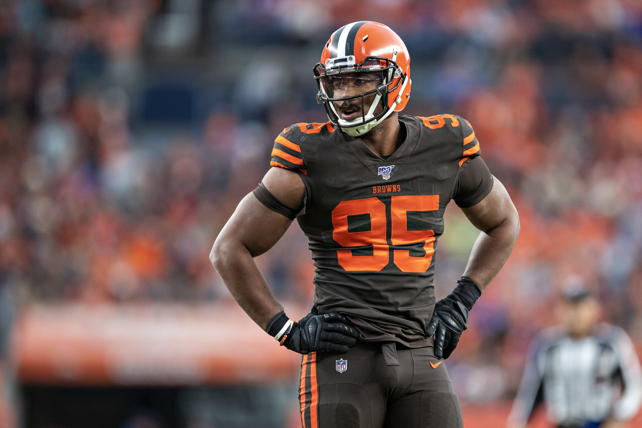 Sadly, The NFL Forced Myles Garrett To Retire Sleeveless Myles - Belly Up  Sports