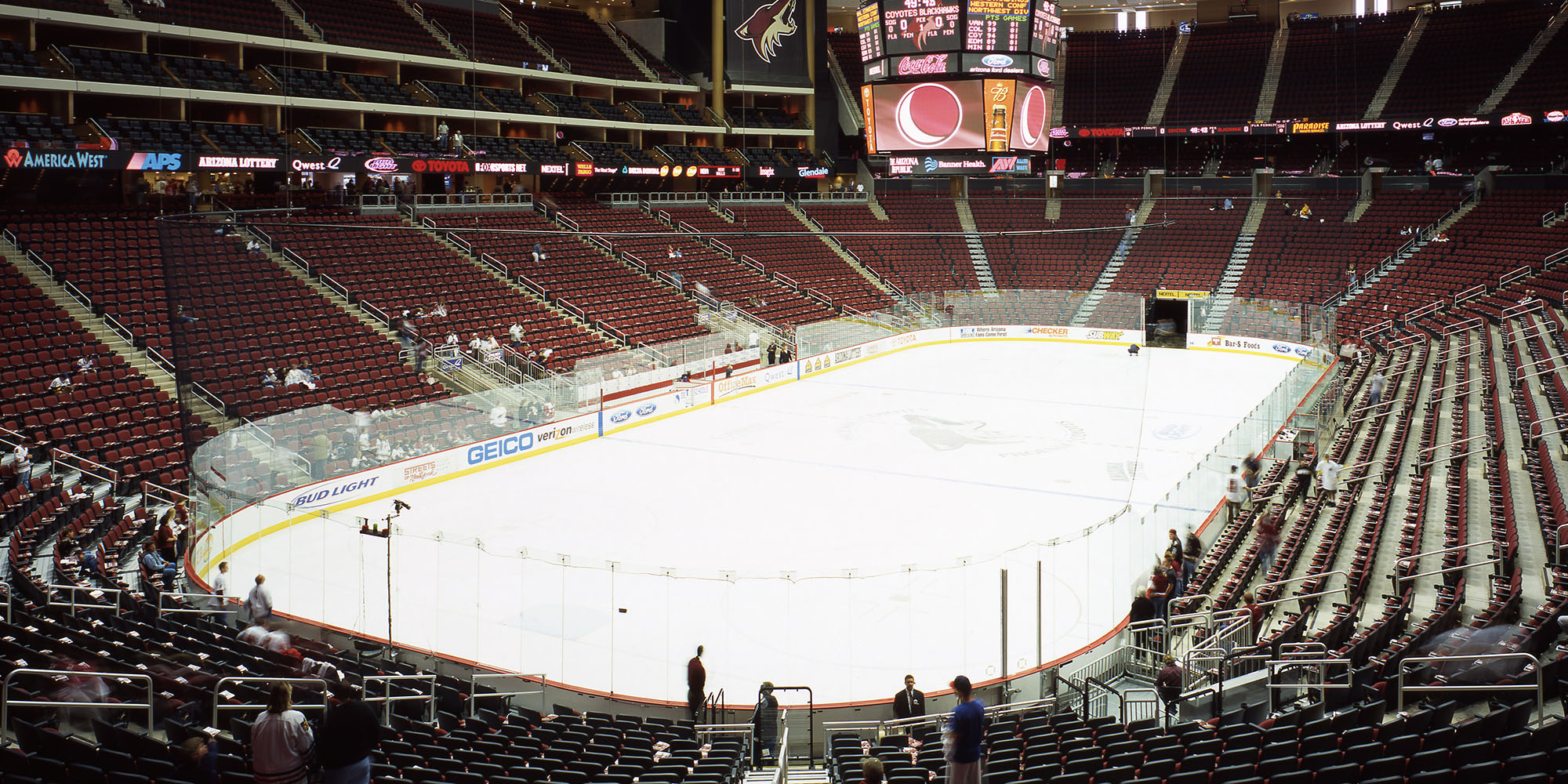 Arizona Coyotes Panoramic Picture - Gila River Arena NHL Fan Cave