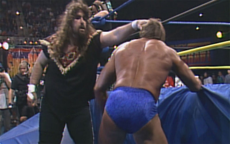"Mr. Wonderful" Paul Orndorff vs. Cactus Jack in a Falls Count Anywhere match