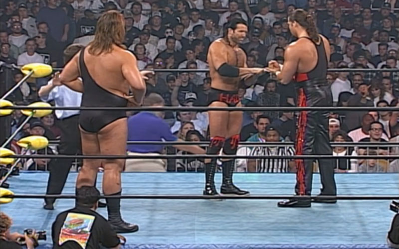 The Giant takes on The Outsiders for the WCW Tag-Team Titles