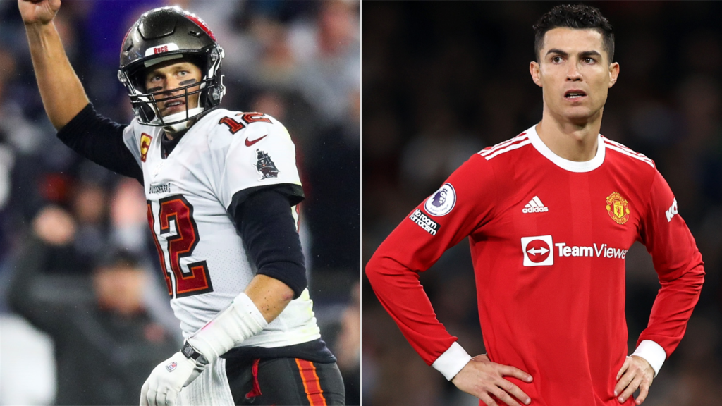 Tom Brady Watches Cristiano Ronaldo Star For Man United, NFL