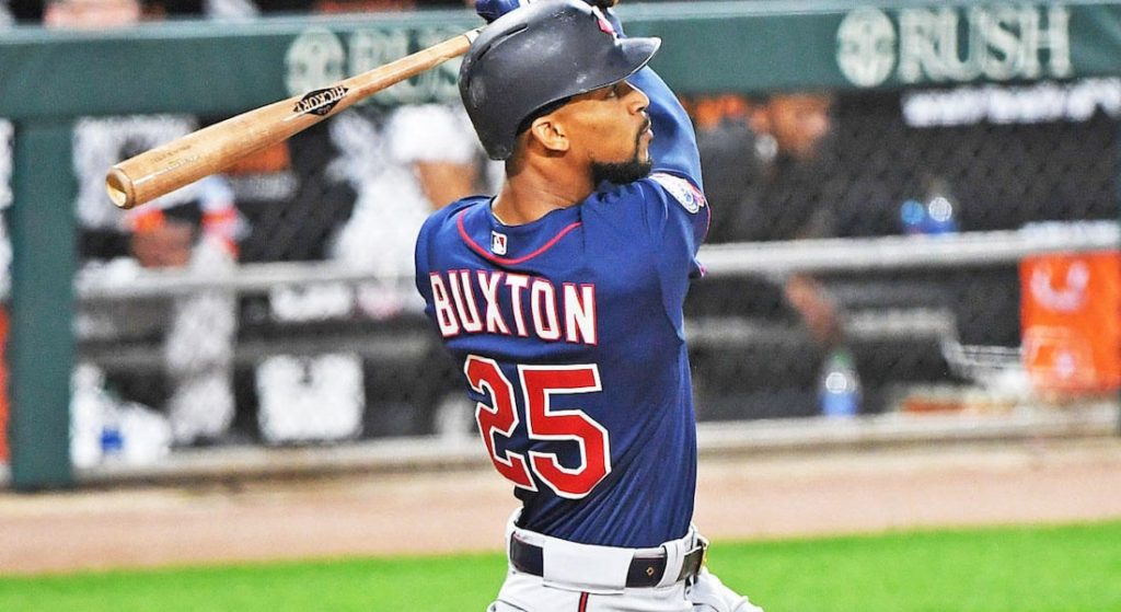Byron Buxton has swung the bat better than many so far in 2022.