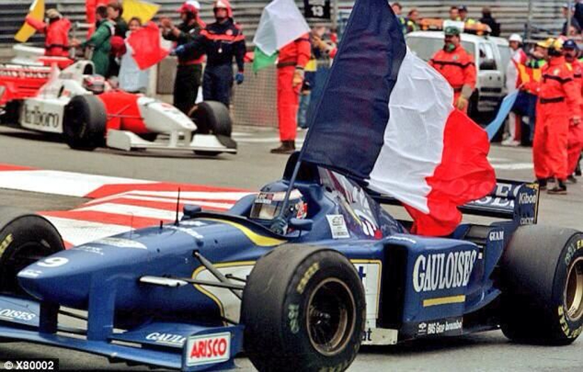 formula 1, Ligier, olivier panis, french flag, 1996, monaco gp
