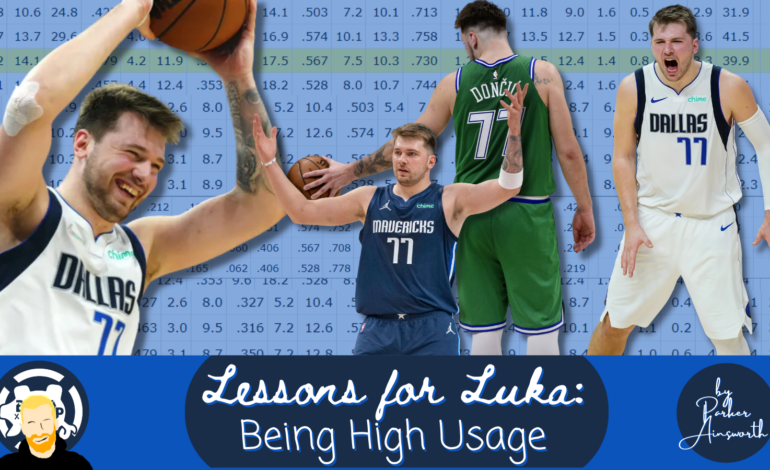  Lessons for Luka: Being High Usage