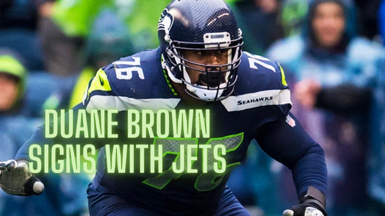 Pro-Bowl LT Duane Brown SIGNS with the New York Jets!! 