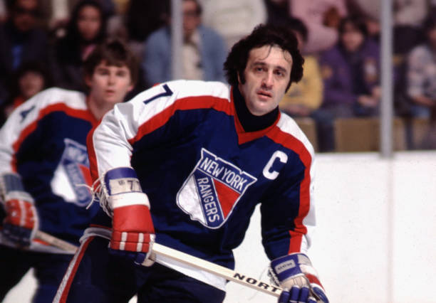 New York Rangers No77 Phil Esposito Purple Fights Cancer Jersey