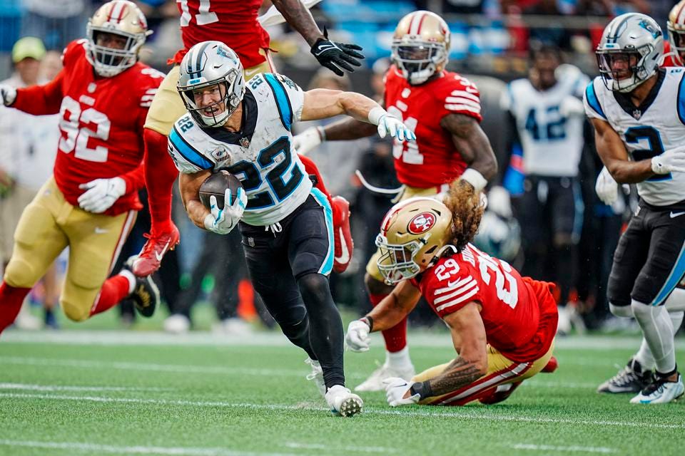 Panthers need to get McCaffrey, Moore more involved - The San Diego  Union-Tribune