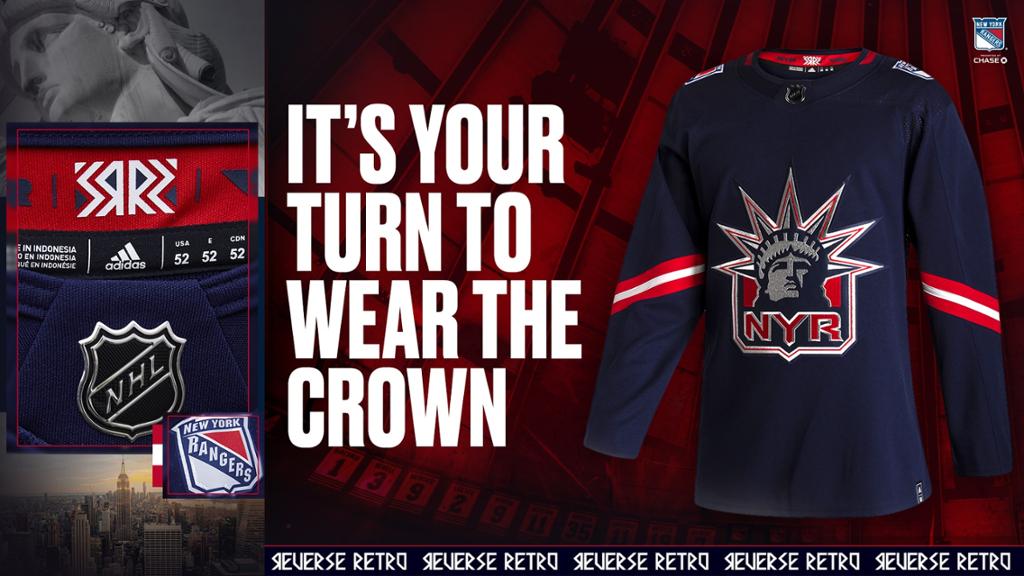 Rangers unveil Lady Liberty retro jerseys while searching for 3-0 home  start Thursday