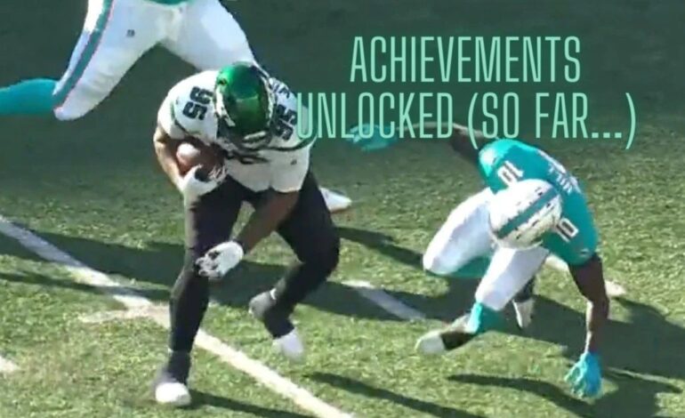  Achievement(s) Unlocked for the New York Jets