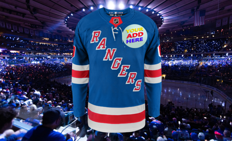  New York Rangers Jersey Ad Patch Coming Soon
