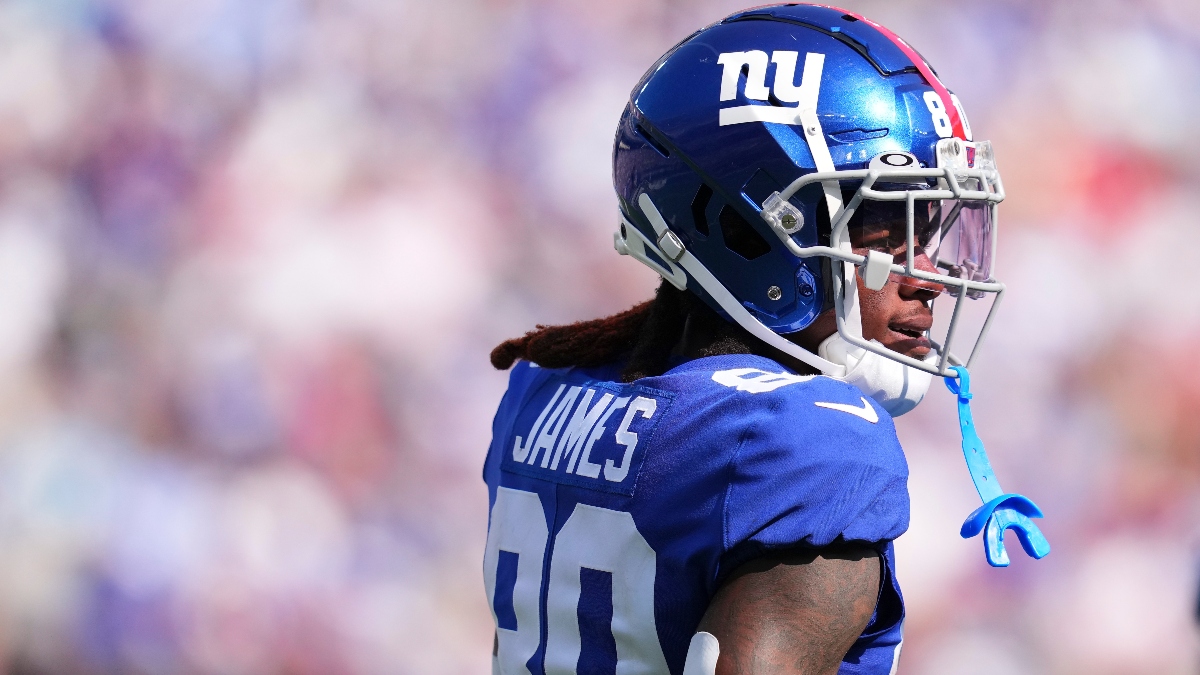 WR Richie James on his comeback, early success with Giants