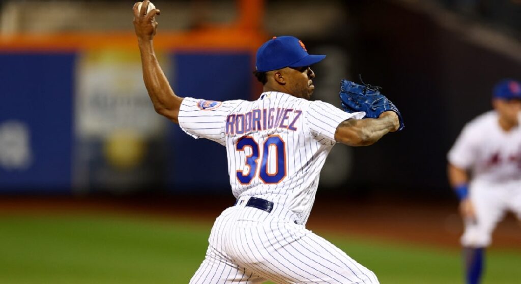 left-handed pitcher Joely Rodriquez, who pitched for the Mets last season, signed with the Red Sox Wednesday. 