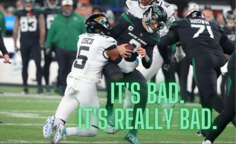  The New York Jets Offense is Bad – Really Bad