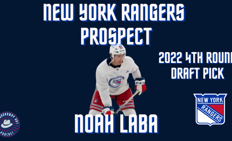  New York Rangers Prospect Watch: Noah Laba