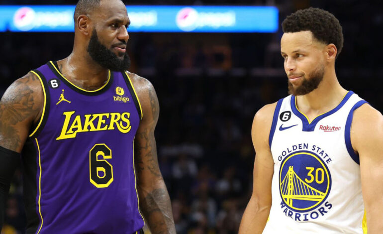 Lakers' LeBron James and Warriors' Steph Curry