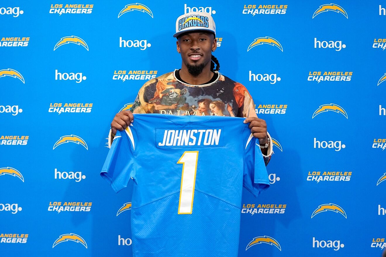 Chargers Receiver Quentin Johnston