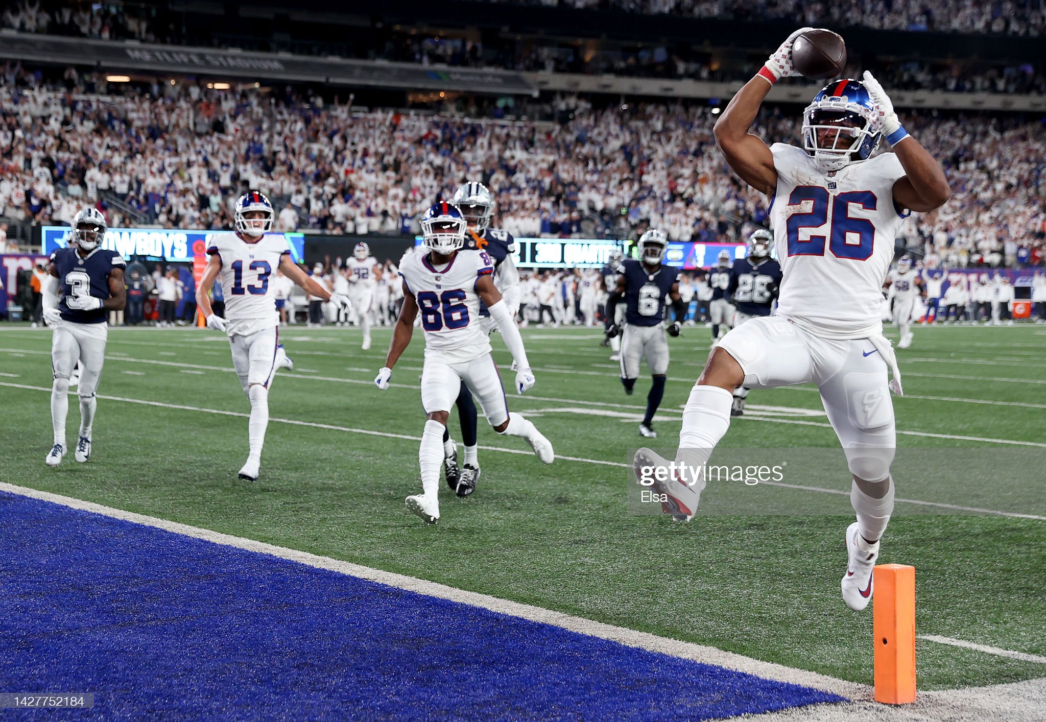 Week 12, 2013 Cowboys meet the Giants at MetLife Stadium