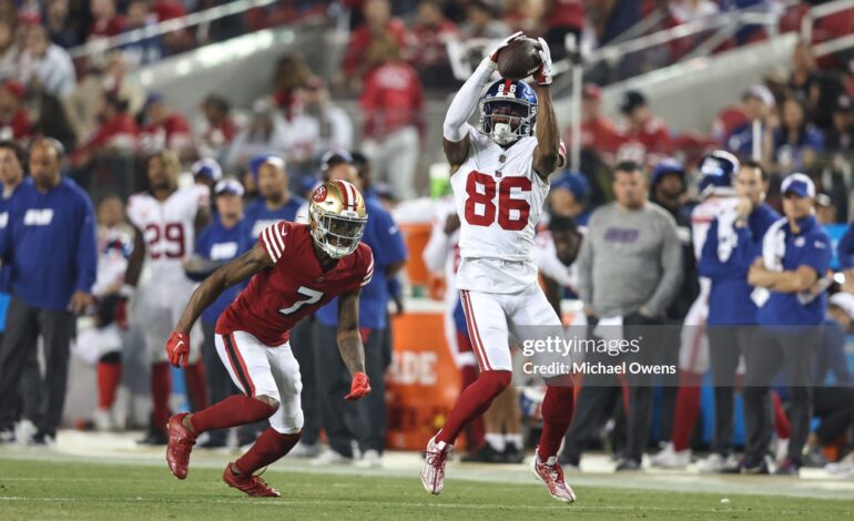  The New York Giants’ Overrated Receiver Group