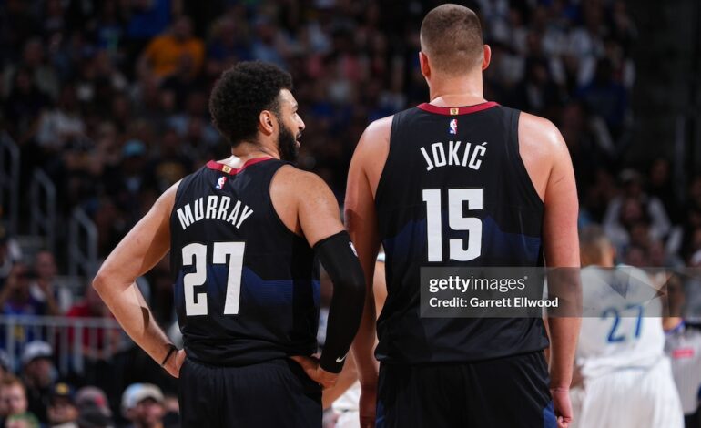 Jamal Murray and Nikola Jokic